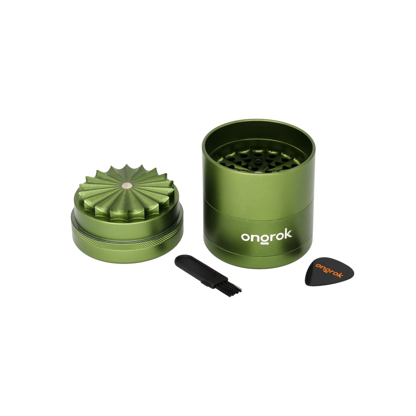 ONGROK 5 Piece Flower Tooth Storage Grinder
