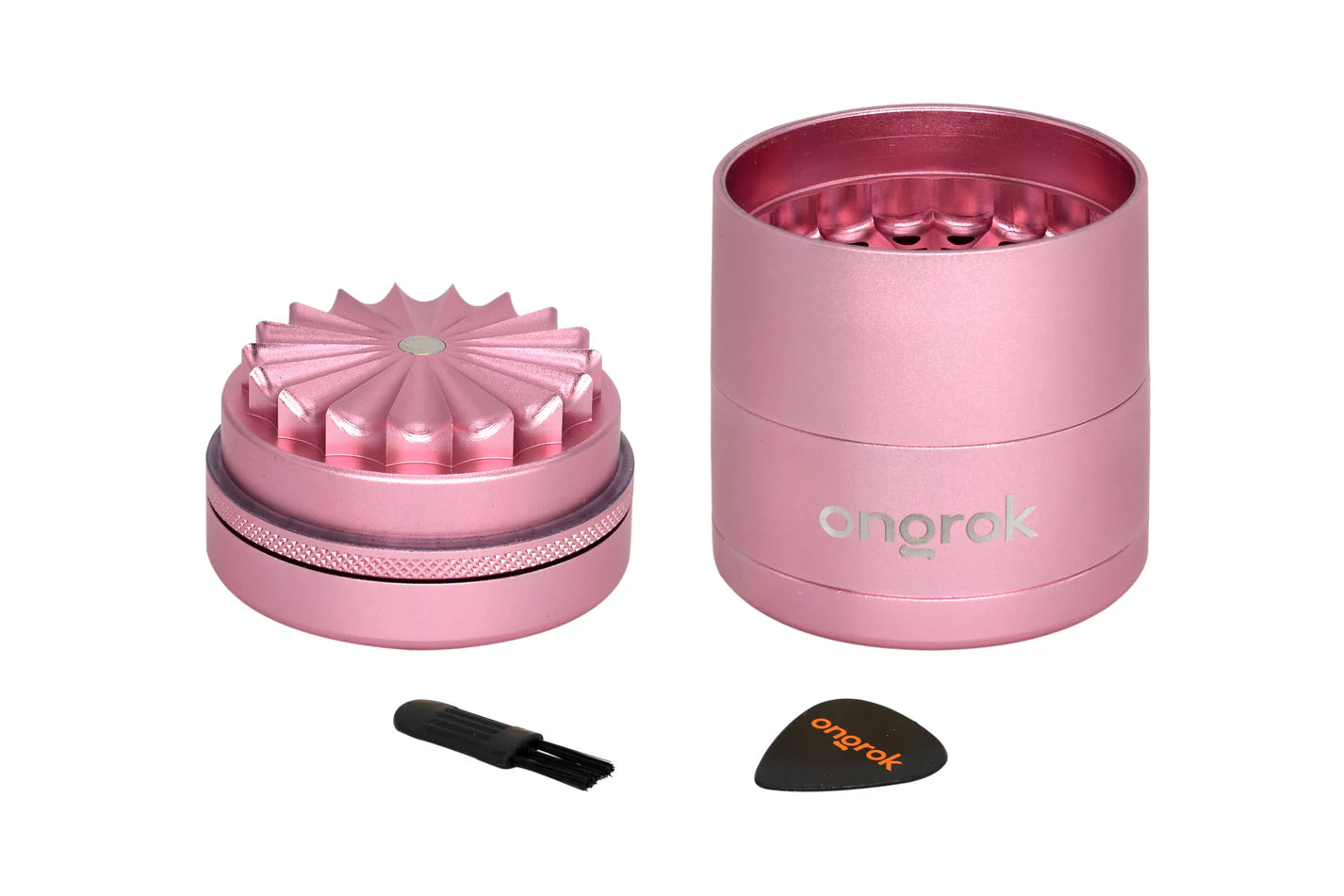ONGROK Mini 5 Piece, Flower Petal Toothless Grinder 2.2"