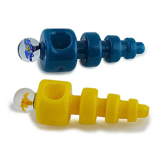 Pipa 3D de Mármol y Cristal