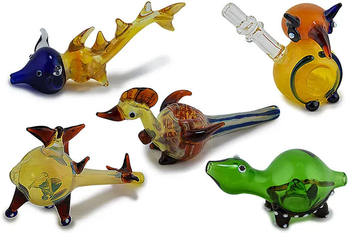 Pipa de Mano de Animales