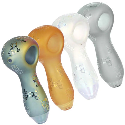 Pipa Hiya Cat Electroplated Etched - 4" (4-Pack)