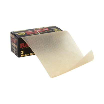 RAW Black Classic Rollo 3 Metros (King Size Wide | 12-Pack)