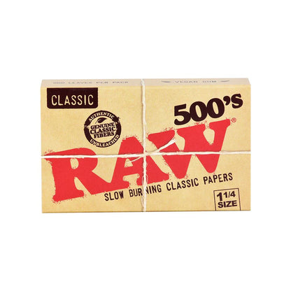 RAW Classic 500's Papers (1 1/4" | 20-Pack)
