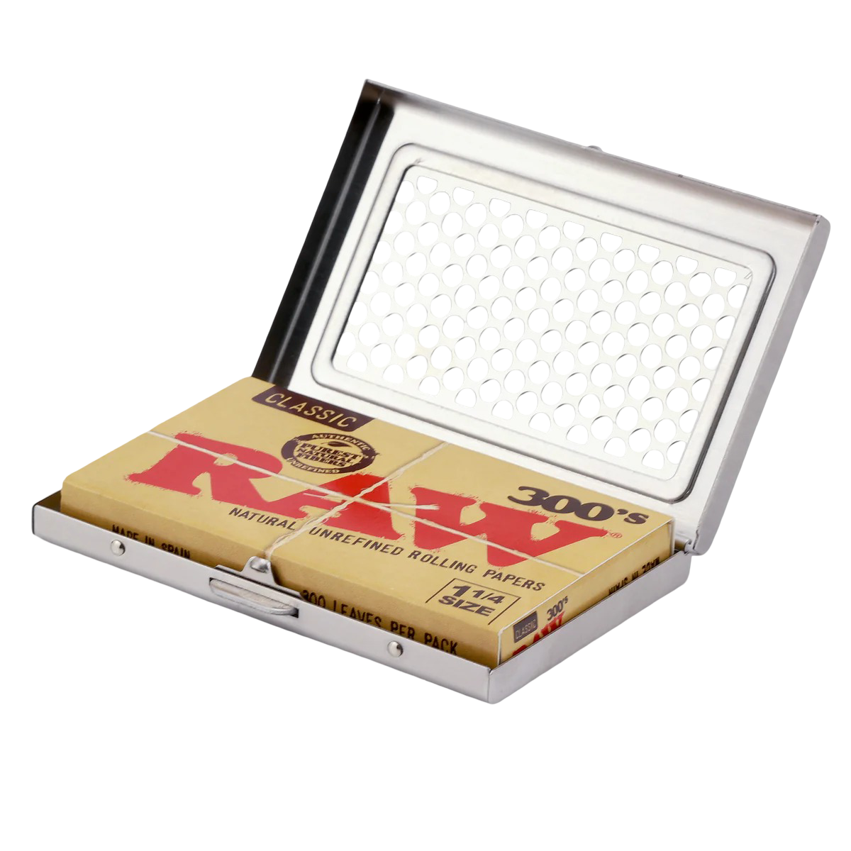 RAW Portapapeles de Metal con Triturador (1 1/4" 300's | 5-Pack)