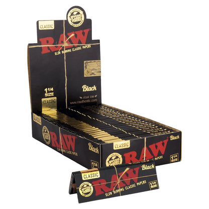 RAW Black Classic Papers (1 1/4" | 24-Pack)