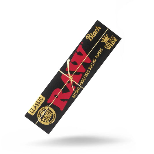 RAW Black Classic Papers (King Size Wide | 50-Pack)