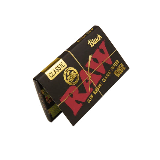 RAW Black Classic Papers (Single Wide | 25-Pack)
