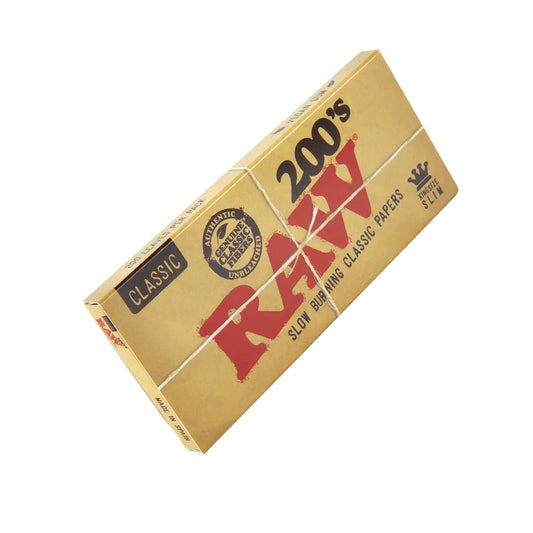 RAW Classic 200's Papers (King Size Slim | 40-Pack)