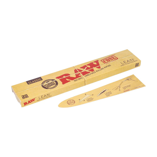 RAW Classic Pre-Rolled Cones (Lean 20-Pack | 12-Pack)