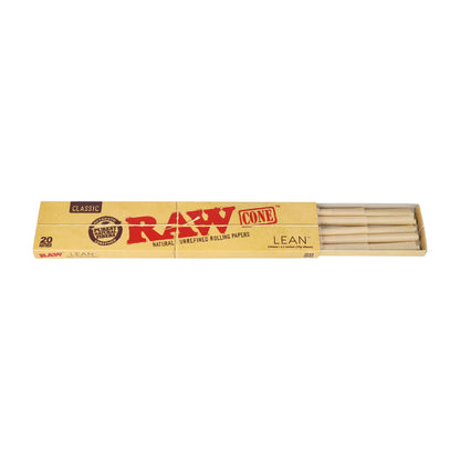 RAW Classic Pre-Rolled Cones (Lean 20-Pack | 12-Pack)