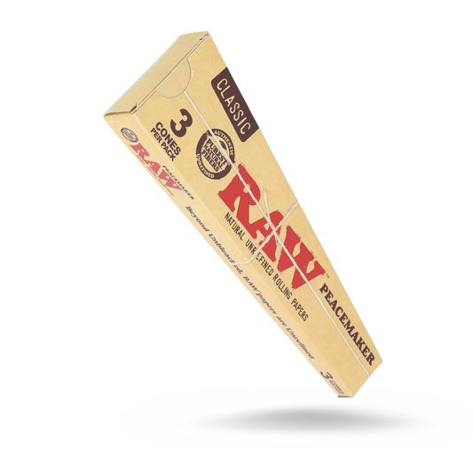 RAW Classic Pre-Rolled Cones (Peacemaker 3-Pack | 16-Pack)