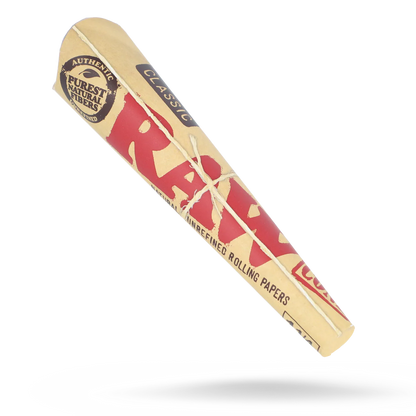 RAW Classic Pre-Rolled Cones (1 1/4" 6-Pack | 32-Pack)