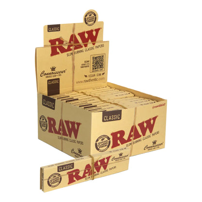 RAW Classic Connoisseur Papers + Tips (King Size Slim | 24-pack)
