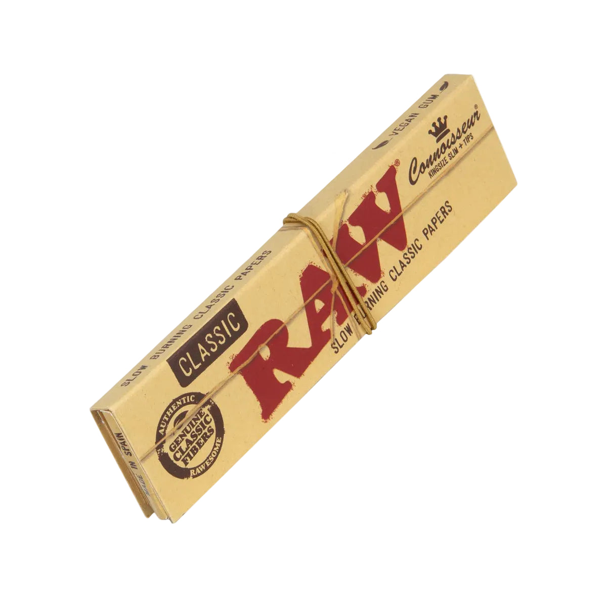 RAW Classic Connoisseur Papers + Tips (King Size Slim | 24-pack)