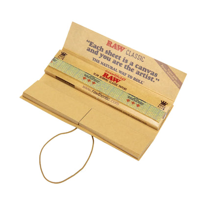 RAW Classic Connoisseur Papers + Tips (King Size Slim | 24-pack)