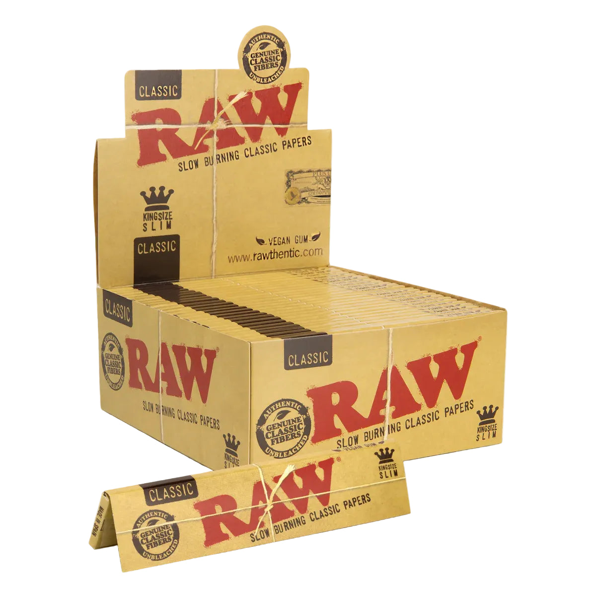 RAW Classic Papers (King Size Slim | 50-Pack)