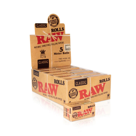 RAW Classic Rollo 5 Metros (King Size Slim | 24-Pack)