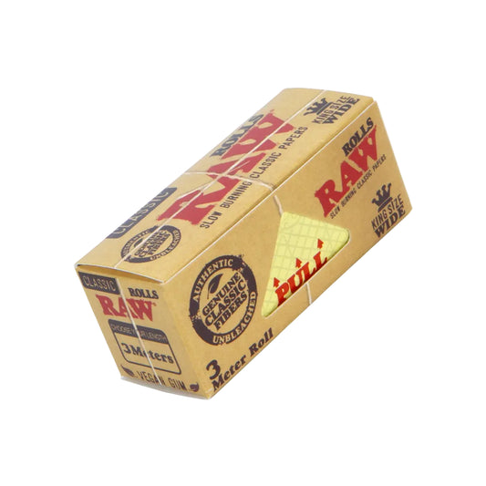 RAW Classic Rollo 3 Metros (King Size Wide | 12-Pack)