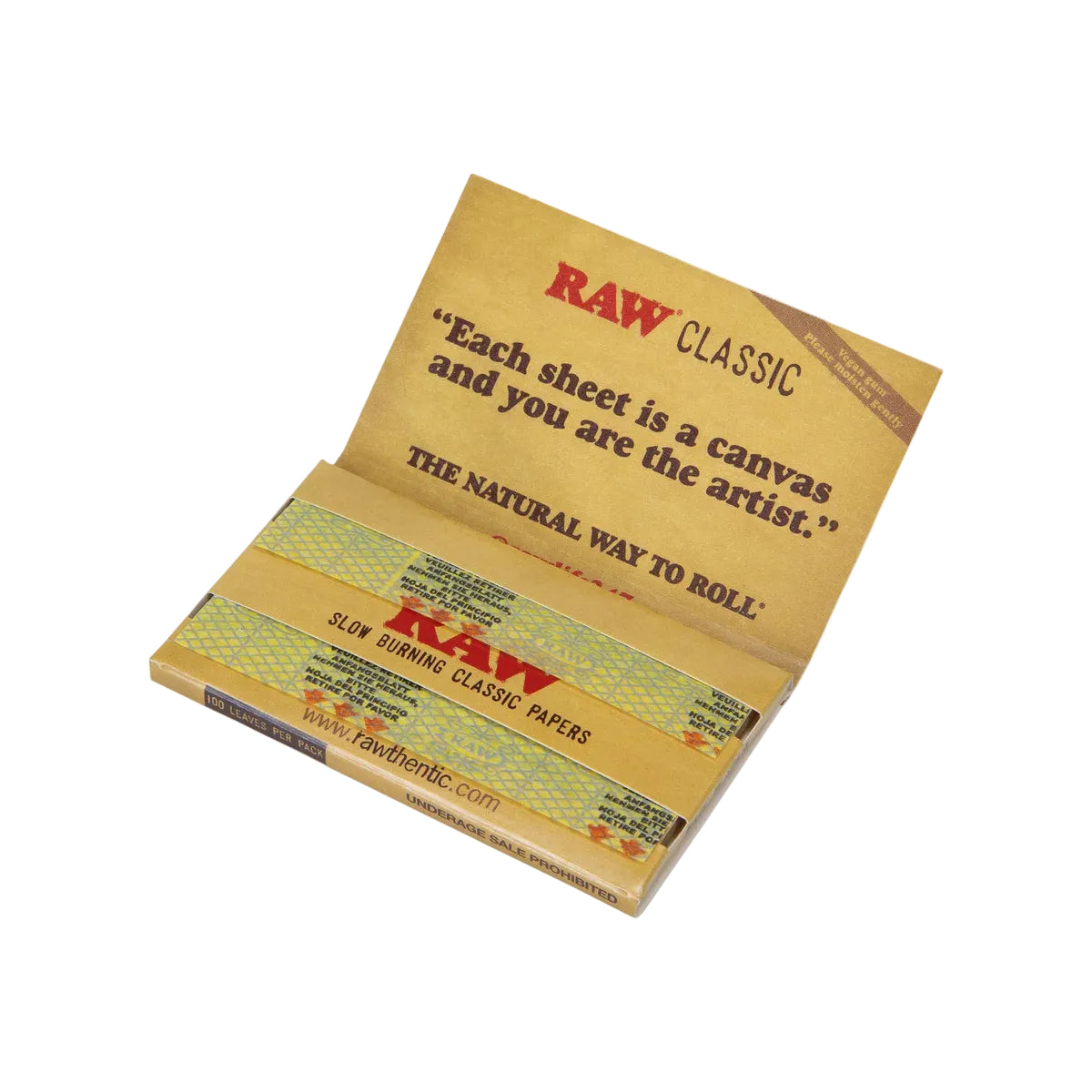 RAW Classic Papers (Single Wide | 25-Pack)