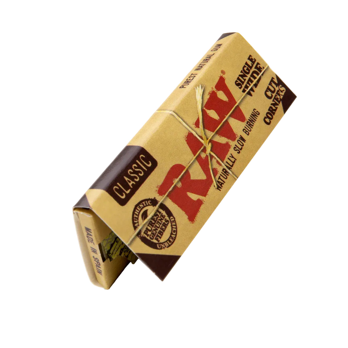 RAW Classic Cut Corners Papers (Single Wide | 50-Pack)