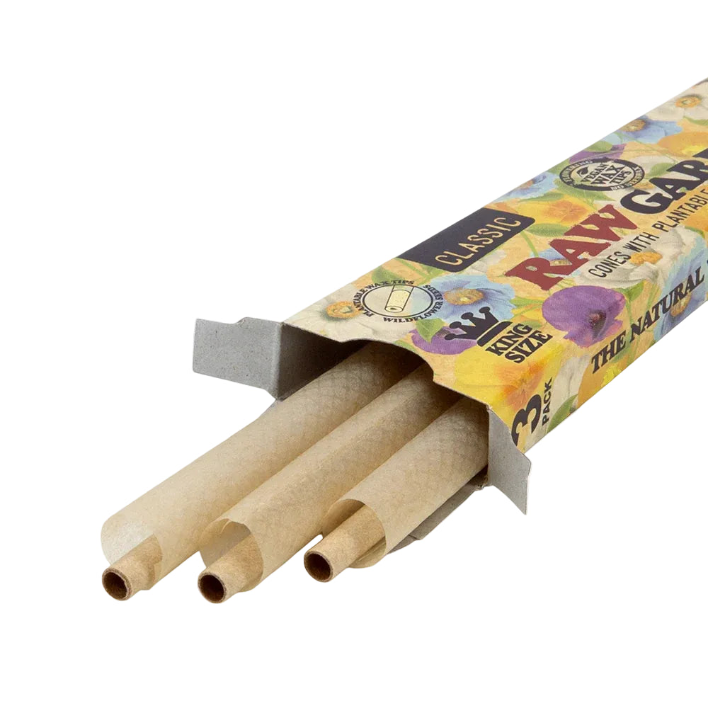 RAW Garden Classic Cones (King Size 3-Pack | 30-Pack)