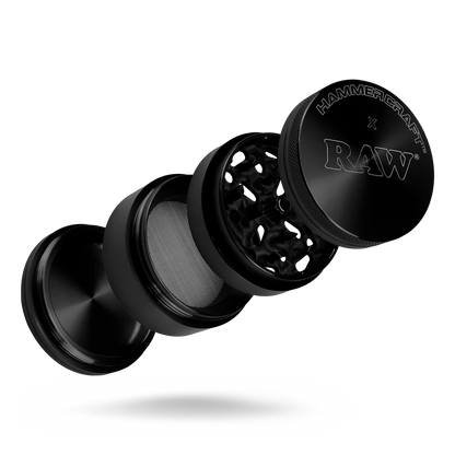 RAW x Hammercraft 4-Piece Aluminum Grinder (2.2")