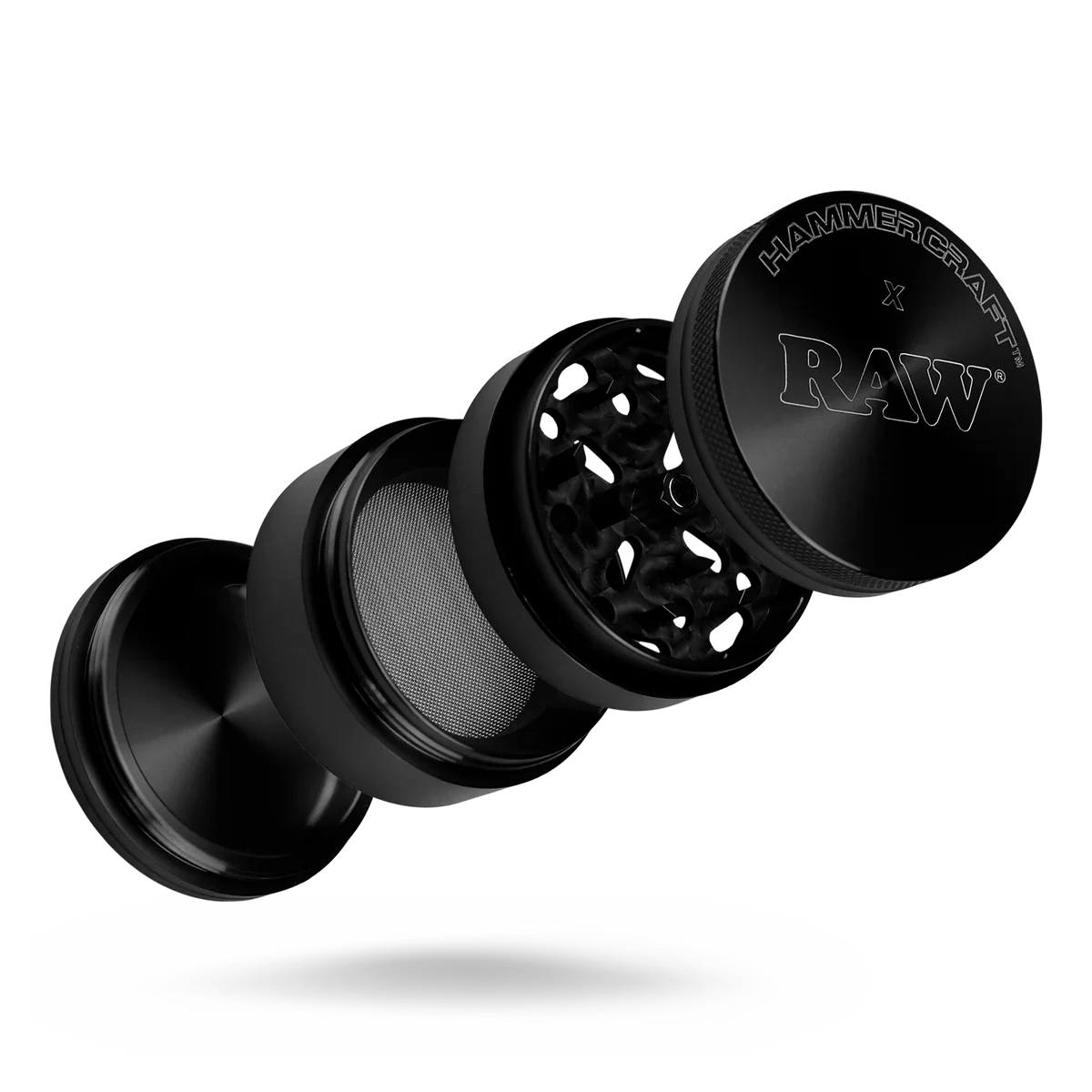 RAW x Hammercraft 4-Piece Aluminum Grinder (2.5")
