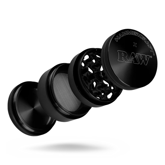RAW x Hammercraft 4-Piece Aluminum Grinder (2.5")