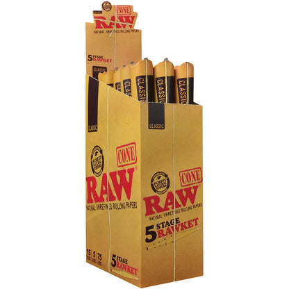 RAW Classic 5-Stage RAWKET Cones (12" - 1 1/4" | 15-pack)