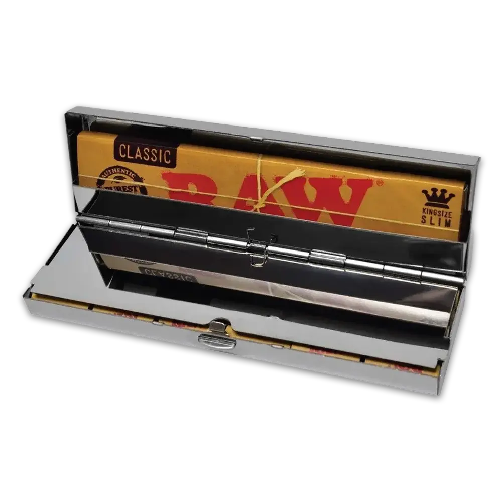 RAW Portapapeles de Metal (King Size Slim + Tips)