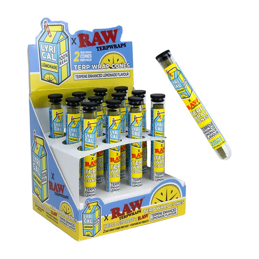 RAW x Lyrical Lemonade Terp Infused Bud Wraps (12-Pack)