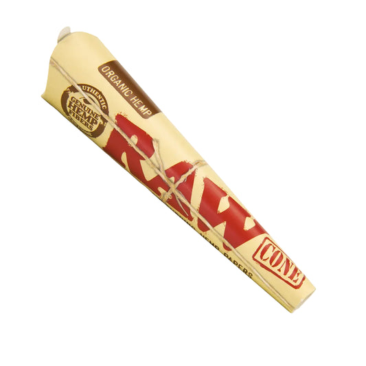 RAW Organic Hemp Pre-Rolled Cones (King Size 3-Pack | 32-Pack)