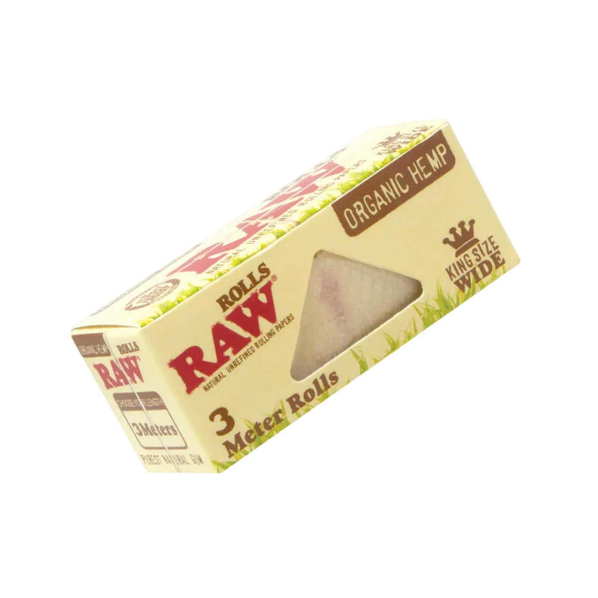 RAW Organic Hemp Rollo 3 Metros (King Size Wide | 12-Pack)