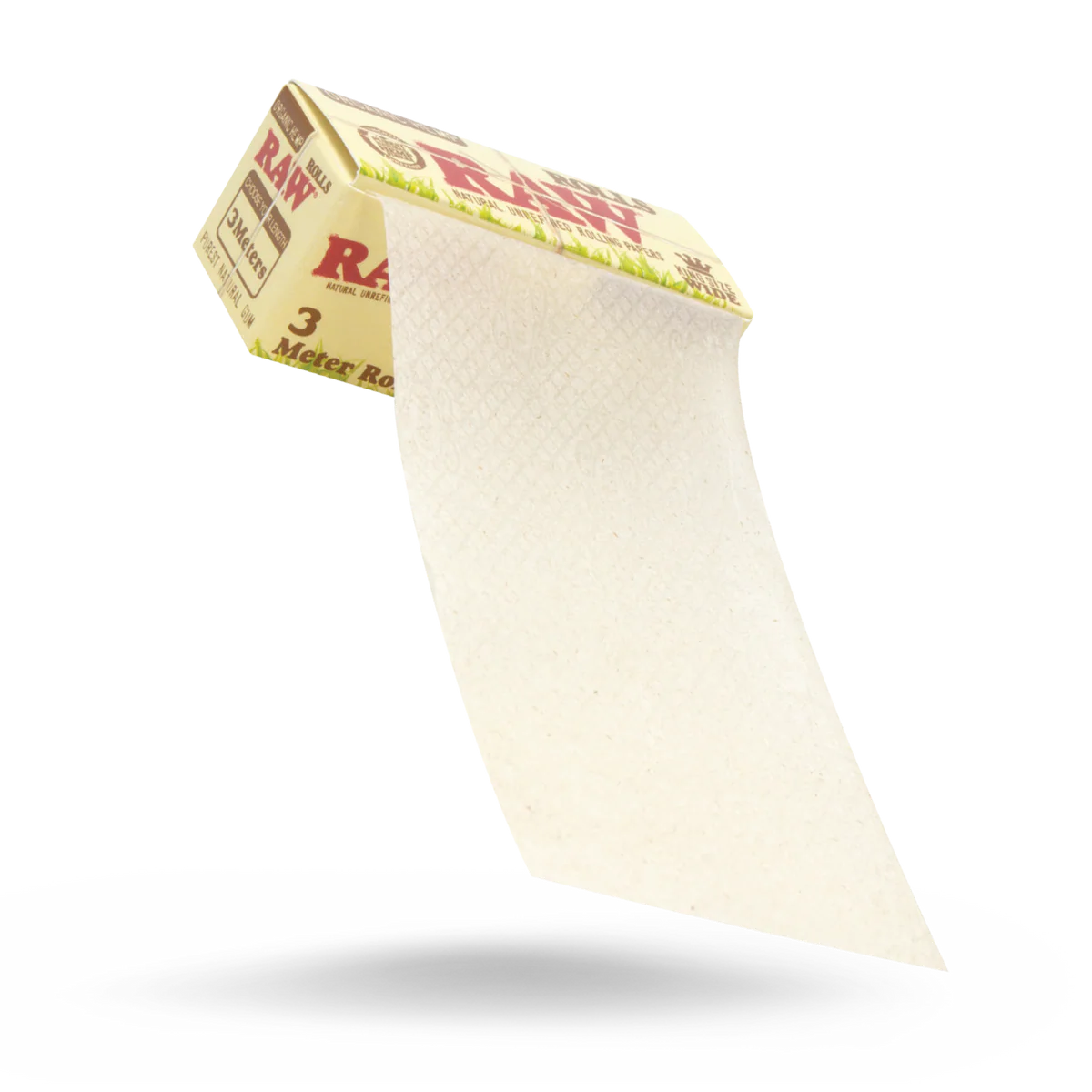 RAW Organic Hemp Rollo 3 Metros (King Size Wide | 12-Pack)