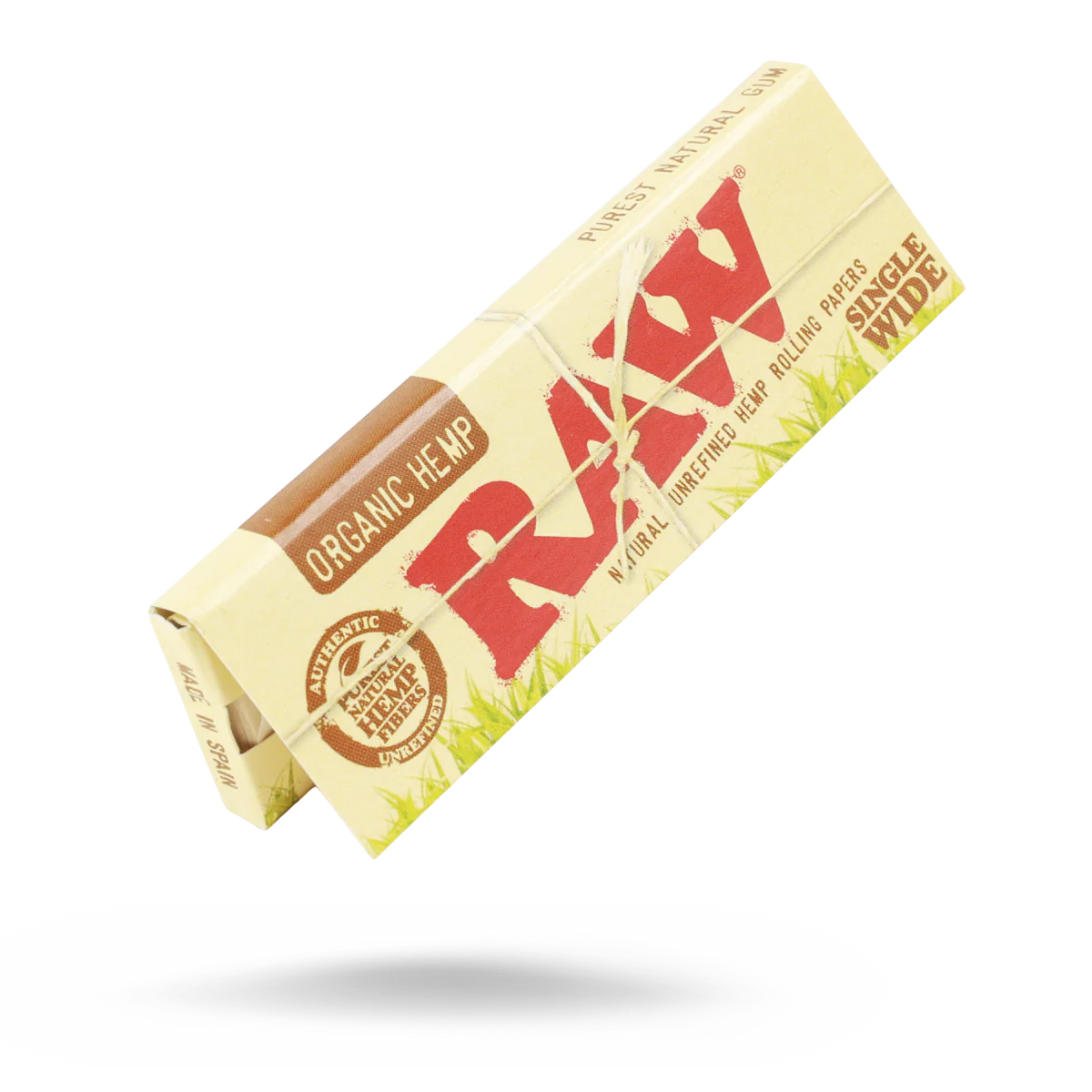 RAW Organic Hemp Papers (Single Wide | 25-Pack)