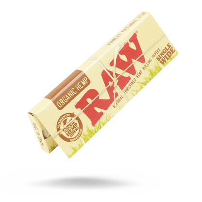 RAW Organic Hemp Papers (Single Wide | 25-Pack)