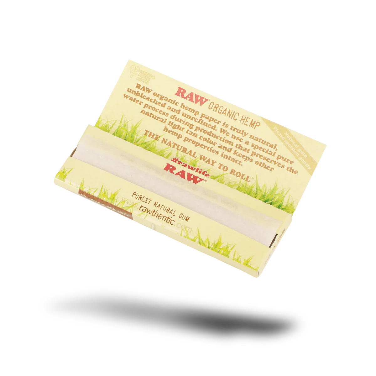 RAW Organic Hemp Papers (Single Wide | 25-Pack)