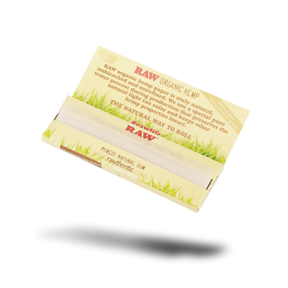 RAW Organic Hemp Papers (Single Wide | 25-Pack)