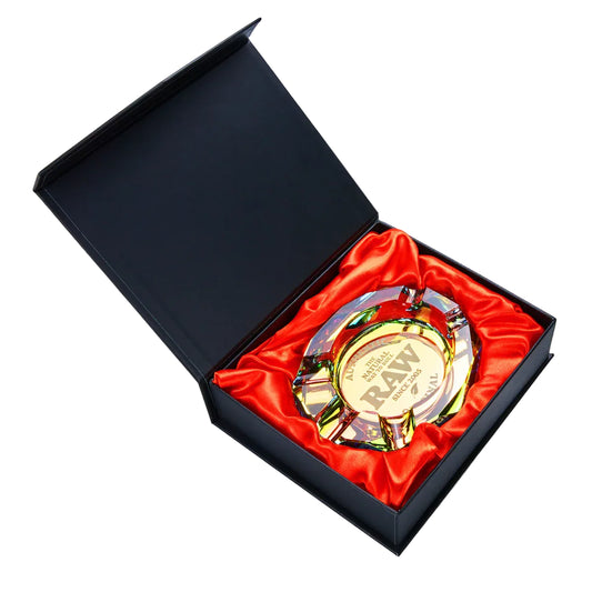 RAW Rainbow Phat Cenicero de Cristal