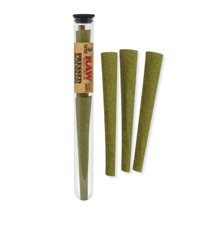 RAW Pressed Bud Wrap Cones (1 1/4" 3-Pack | 12-Pack)