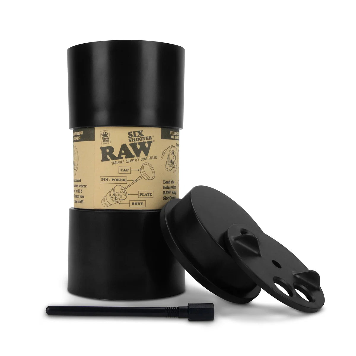 RAW Six Shooter Rellenador de Conos (King Size)