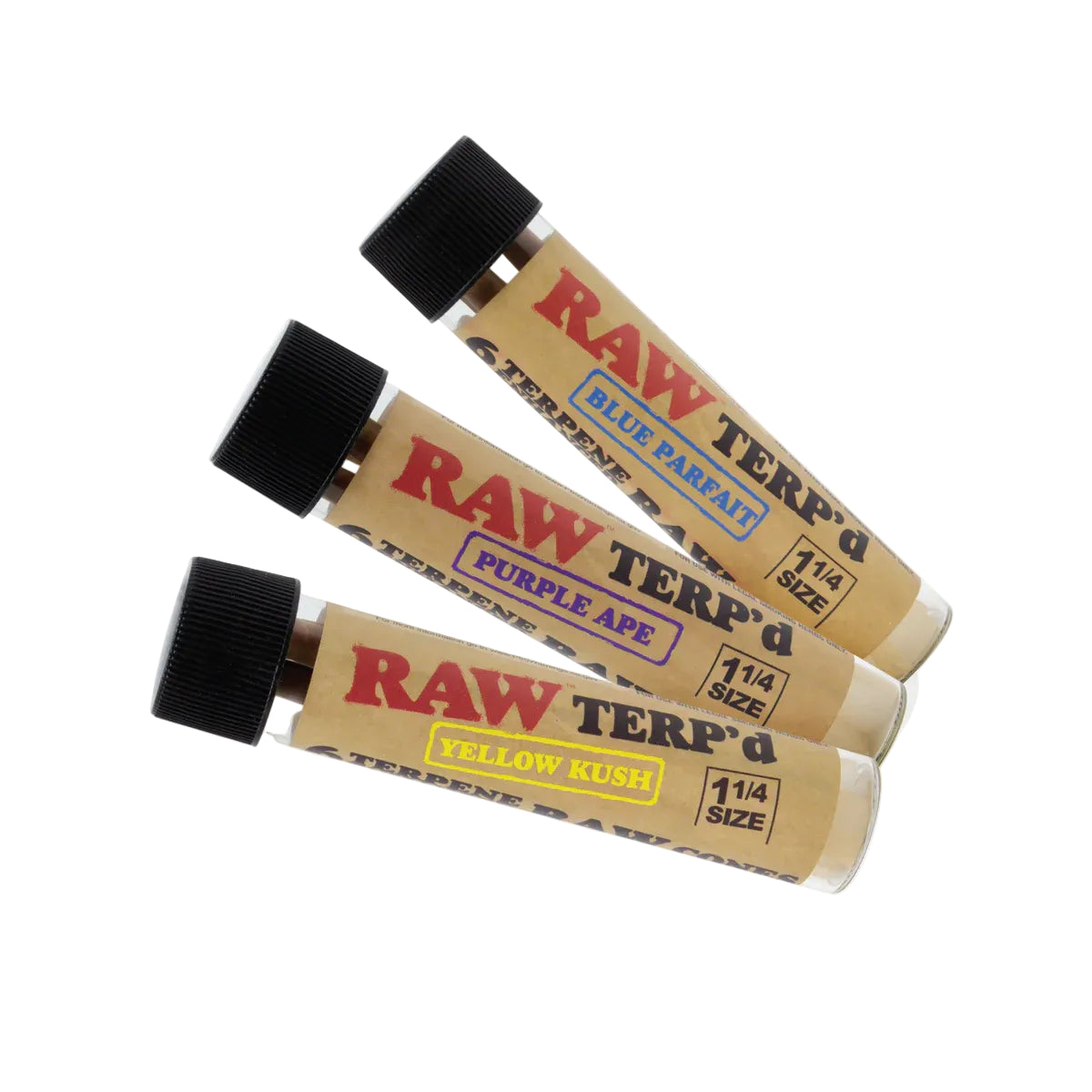 RAW Terp'd Infused Cones (1 1/4" 6-Pack | 12-Pack)