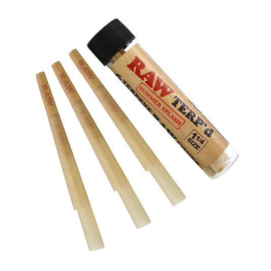 RAW Terp'd Infused Cones (1 1/4" 6-Pack | 12-Pack)