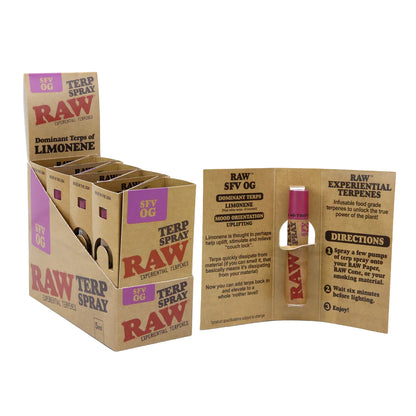 RAW Terp Spray Terpenos en Aerosol (5ml | 8-Pack)