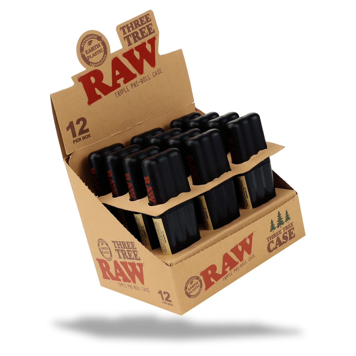 RAW Three Tree Case Portaconos Hermético (12-Pack)