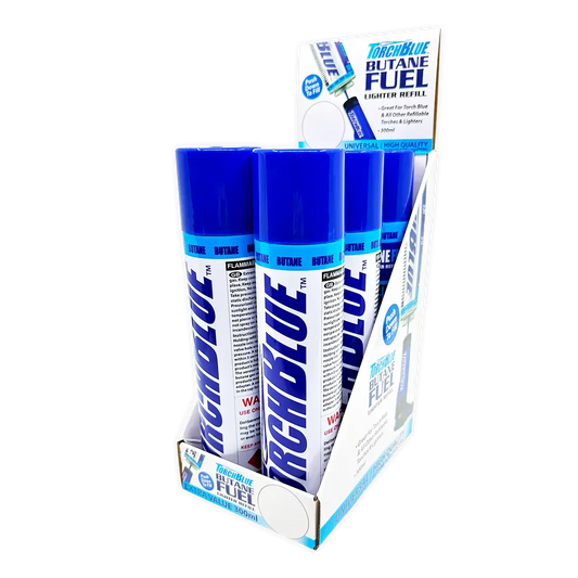 TorchBlue Refill de Butano para Encendedores 300ml (6-Pack)