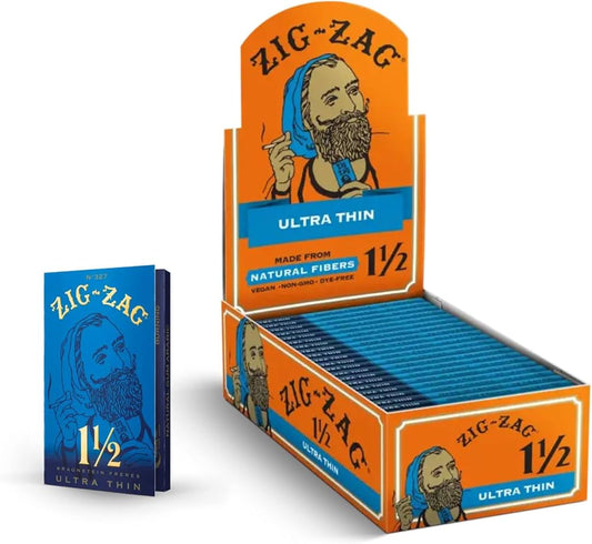 Zig Zag Blue Ultra Thin Papers (1 1/2" | 24-Pack)